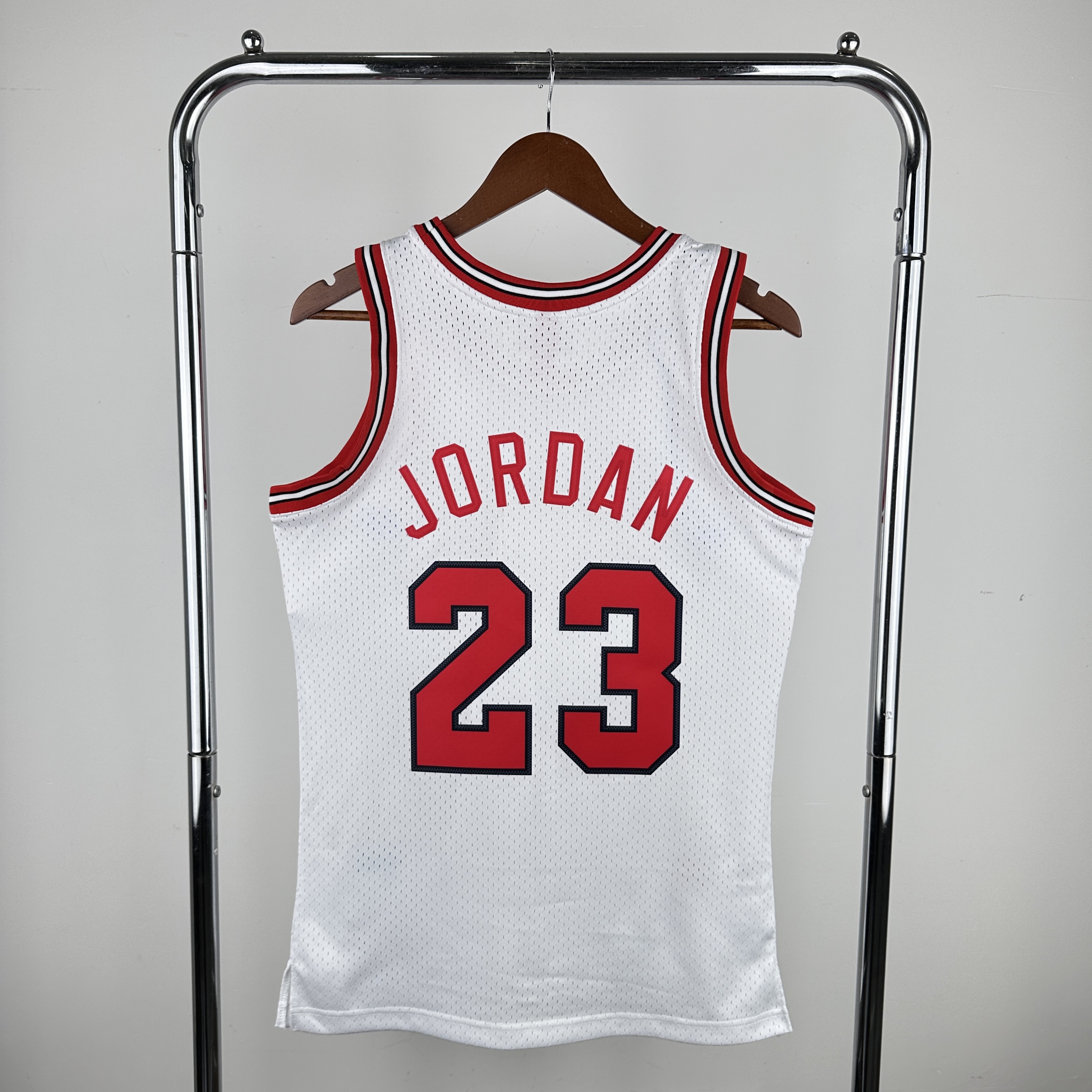 Men Chicago Bulls #23 Jordan White Throwback 2024 NBA Jersey->chicago bulls->NBA Jersey